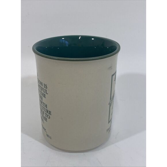 Vtg Thomas Jefferson Center For Historic Plants Mug ‘Jeffersonia Disphylla’ RARE - Picture 5 of 9